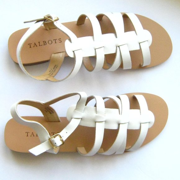 Talbots Shoes - Talbots White Strappy Sandal